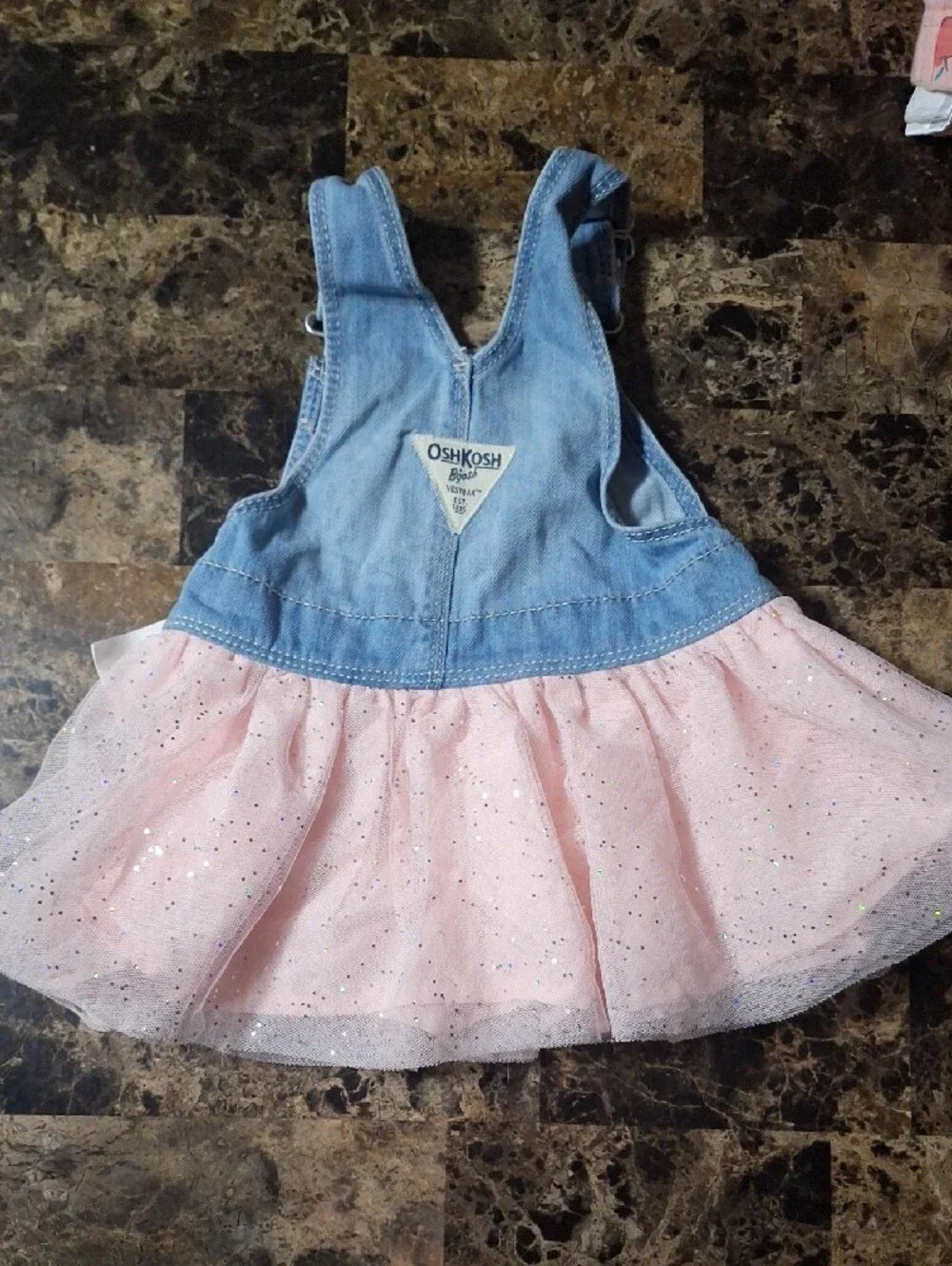OshKosh Bgosh denim bib
